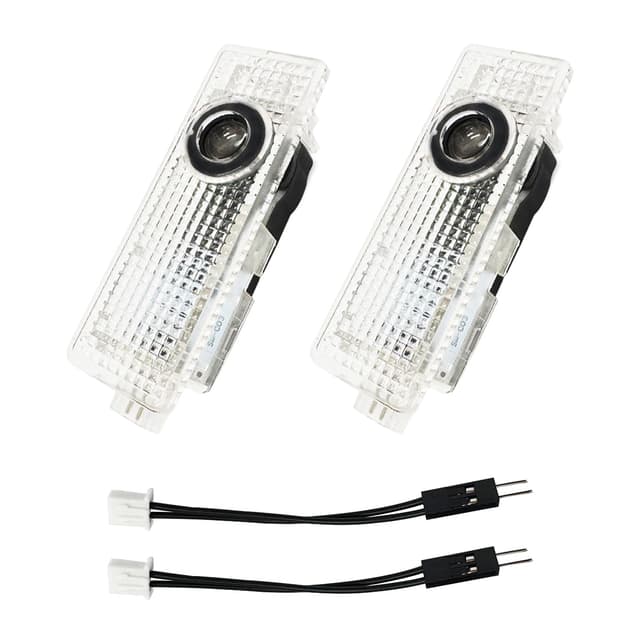 🚗 Krewua 2Stück Viererpack Autotürlichter Auto Eingang Beleuchtung Zubehör - Sonderangebot!