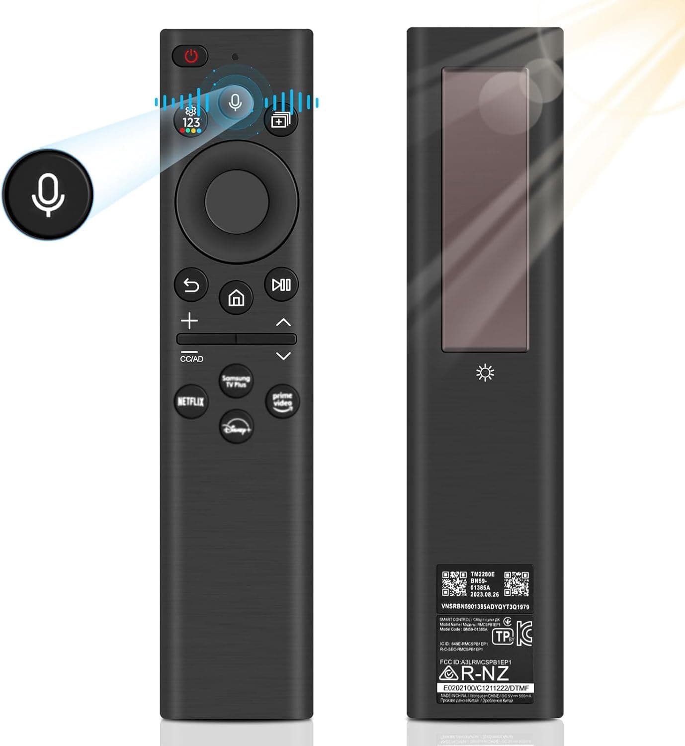 Ersatz Fernbedienung für Samsung BN59-01385A Solar & Voice Sprachfernbedienung 📺🌞🔊