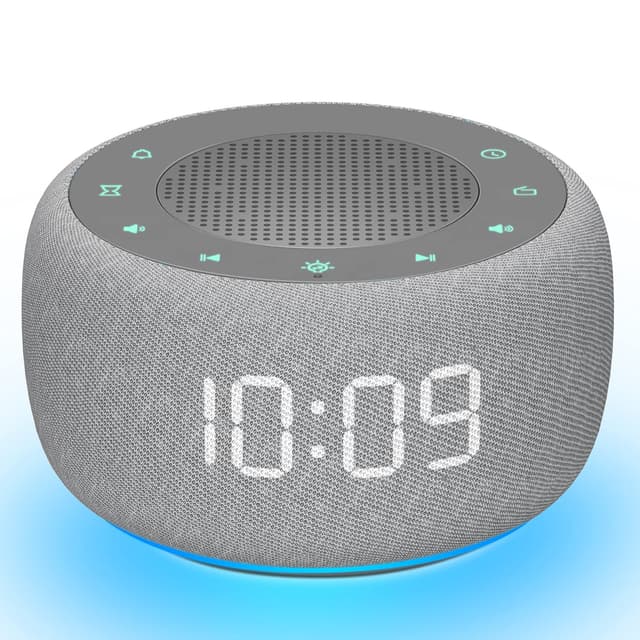 Buffbee Radiowecker für das Schlafzimmer - Hochwertiger Sound und Nachtlicht 🌙🎶