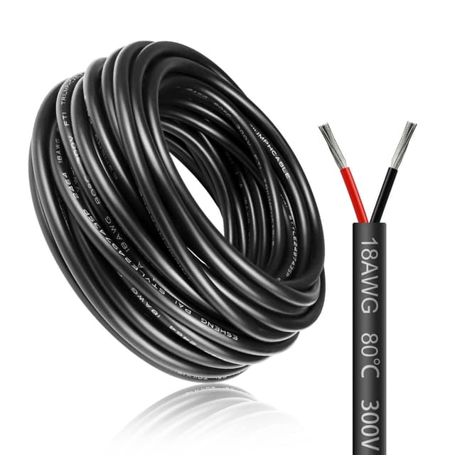 10 Meter 18AWG 2x0,75mm² Elektrischer Draht - 🌟 Spezifikation & Qualitätssicherung! 🌟