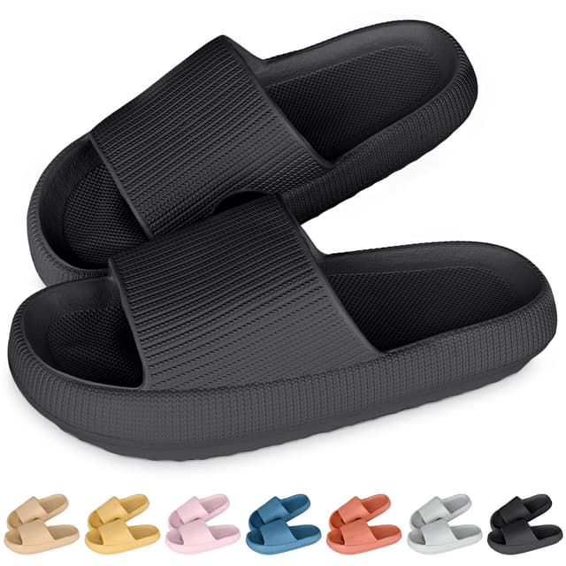 🌈 SHAINE Badeschuhe Herren Damen Cozislides Original Slippers 🌟