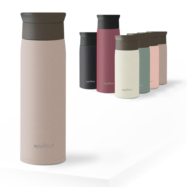🌟 Eppikan EppiToGo Edelstahl Thermobecher 500 ml Lavender Grey