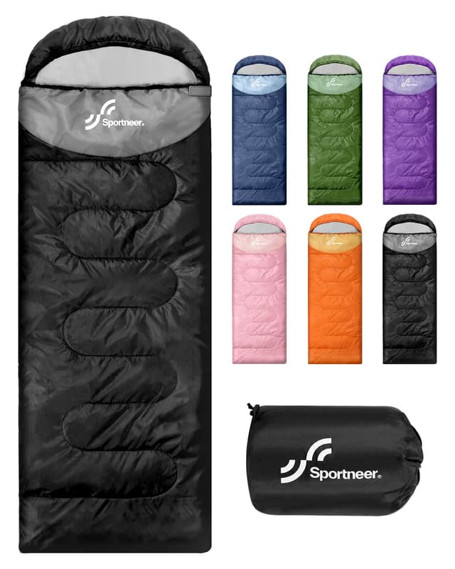 Sportneer Schlafsack für Camping: Ultraleicht, warm und wasserdicht ⛺️