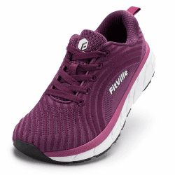 FitVille Damen Laufschuhe Weit Turnschuhe Atmungsaktiv Sportschuhe 💜