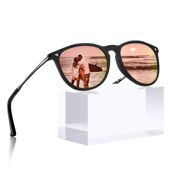 CARFIA Vintage Polarisierte Sonnenbrille für Damen Herren 😎🕶️🌞