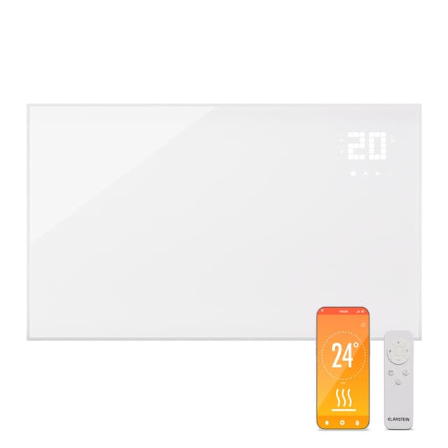 🔥 Klarstein Infrarotheizung mit Thermostat | Smart Home | Effizient & Platzsparend | Leichte Montage