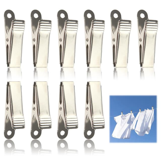 🌟 10PCS Metall Clip Haken, kleine Legierung Frühling Clips 🪁