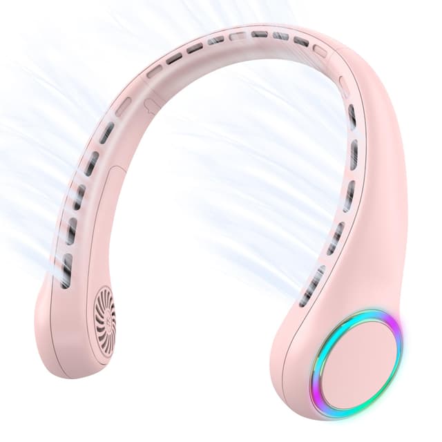 ITSHINY Hals Ventilator - Tragbarer Mini USB Ventilator mit LED-Licht 🍃