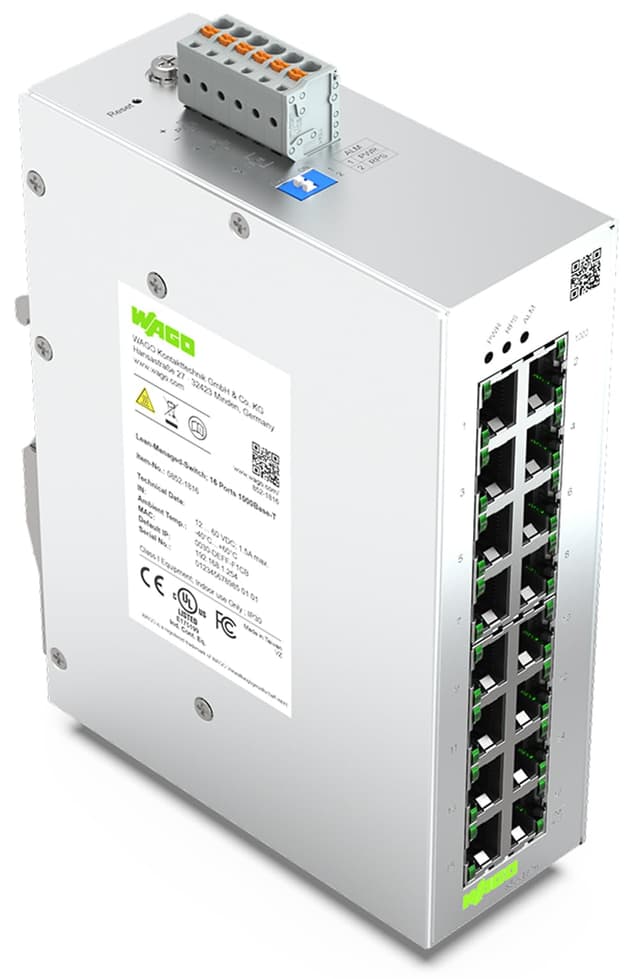 🔥 DEAL: WAGO Industrial-Switch 852-1816 | mit 16 ETHERNET-Ports 10/100/1000 MBit/s 🔥