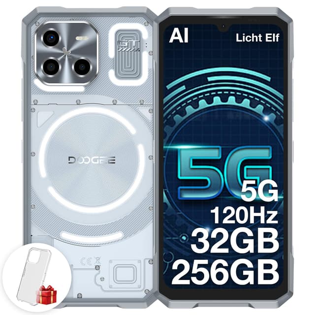 DOOGEE Blade GT Outdoor Handy Ohne Vertrag 5G mit LED Lichteffekt 32GB+256GB