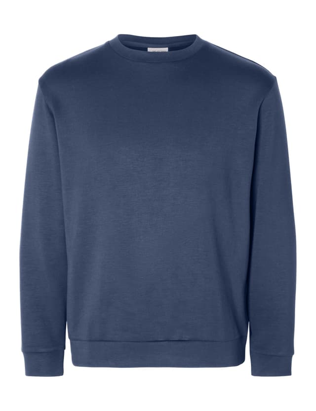 🔥 REDUZIERT! SELECTED FEMME Herren Slhemanuel Soft Crew Neck Sweat Noos L Oceana