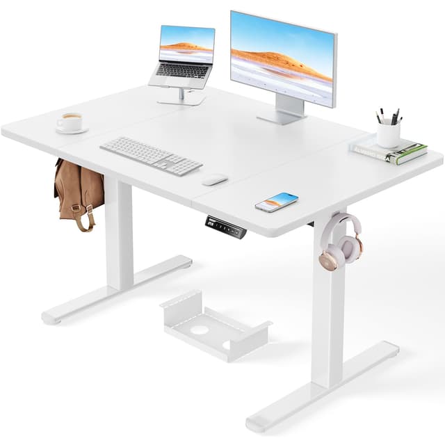 ErGear Höhenverstellbarer Schreibtisch-120 x 80cm