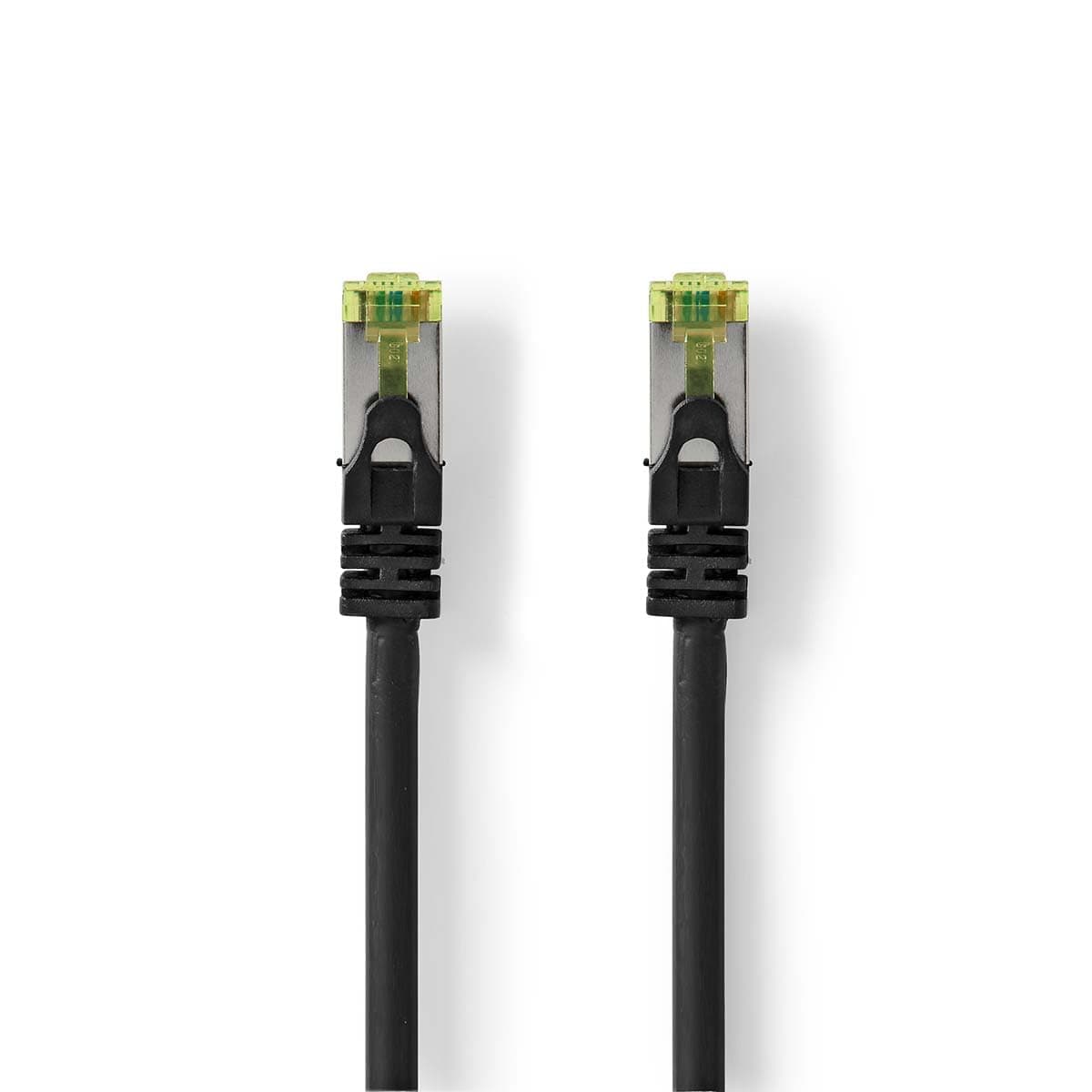 🔌 Nedis Netzwerkkabel - CAT7 Kabel - PiMF - RJ45 (8P8C) Stecker - 20.0 m - Rund - LSZH - Schwarz - Green Label Angebot