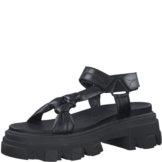 👡 MARCO TOZZI Damen 2-2-28788-20 Sandale 37 EU Schwarz - Nur 18.3€
