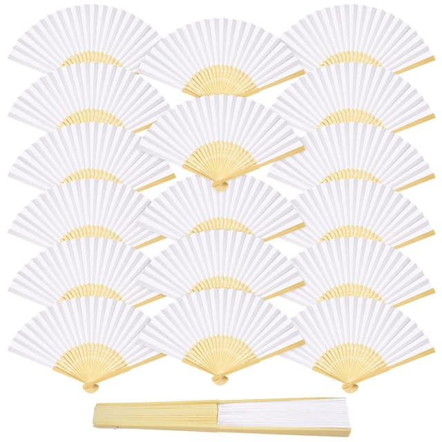 ZOOI Fächer Hochzeit - 18 Stück Handfächer Hochzeit Deko 🎉