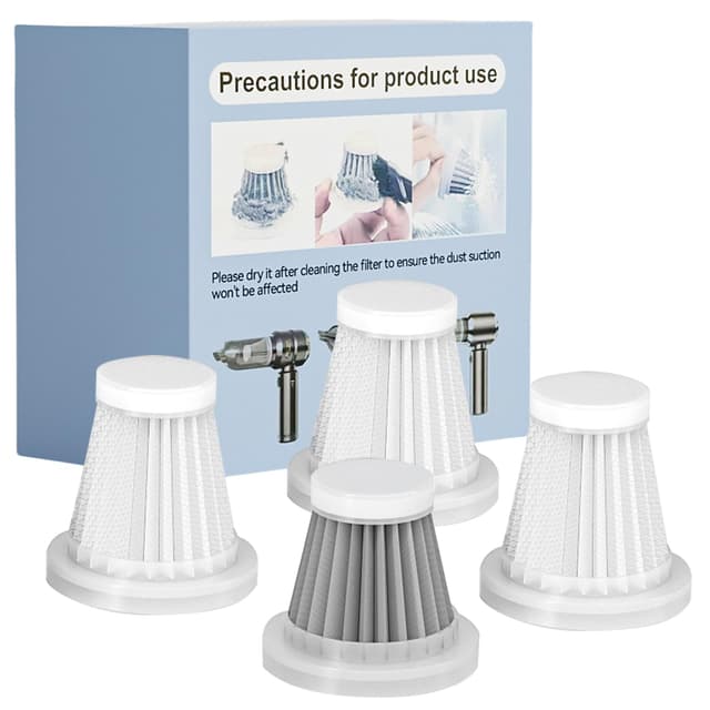 🔥 Mega-Angebot! 4 Filter für Autostaubsauger - Handstaubsaugerfilter