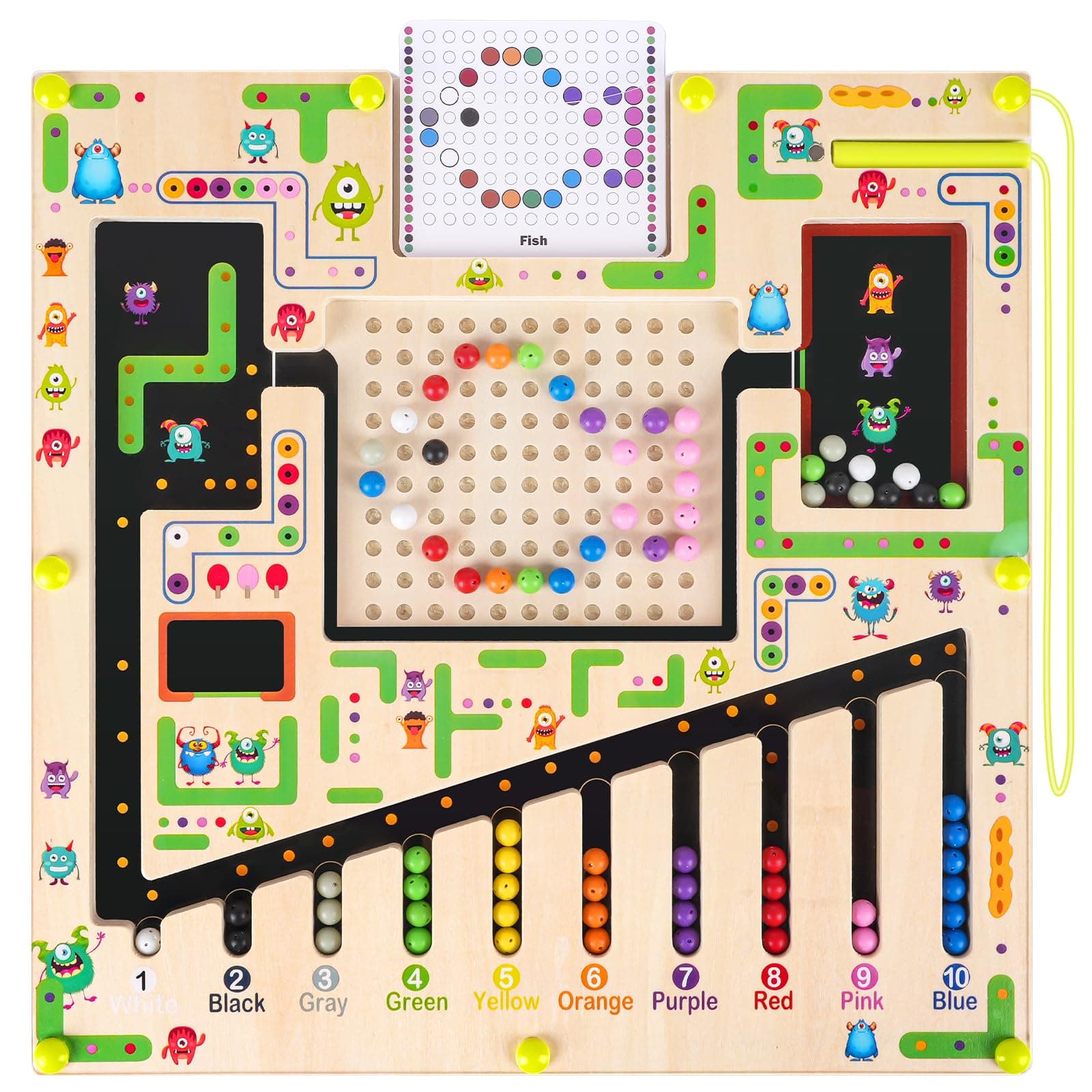 🎁 MAGNETISCHES LABYRINTH-SPIELZEUG FÜR KINDER - 3-8 JAHRE