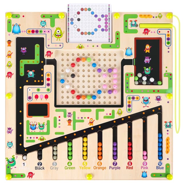 🎁 MAGNETISCHES LABYRINTH-SPIELZEUG FÜR KINDER - 3-8 JAHRE