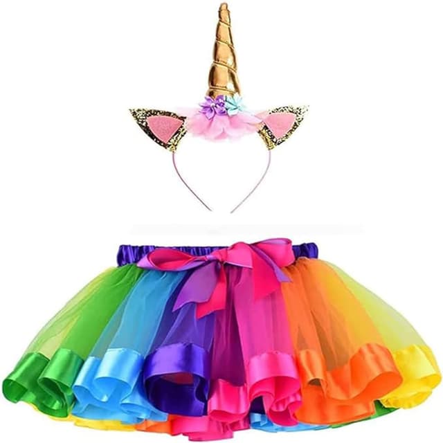 Afufu Regenbogen Tütü Mädchen