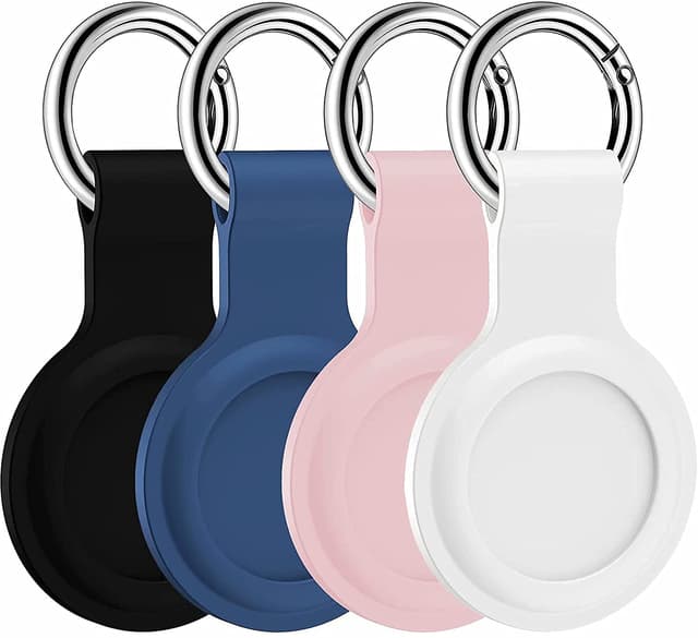 🔑🔵🔒 Keyoung AirTag Schutzhülle & Schlüsselanhänger 4er Pack – Anti-Verlust & Mode Accessoire