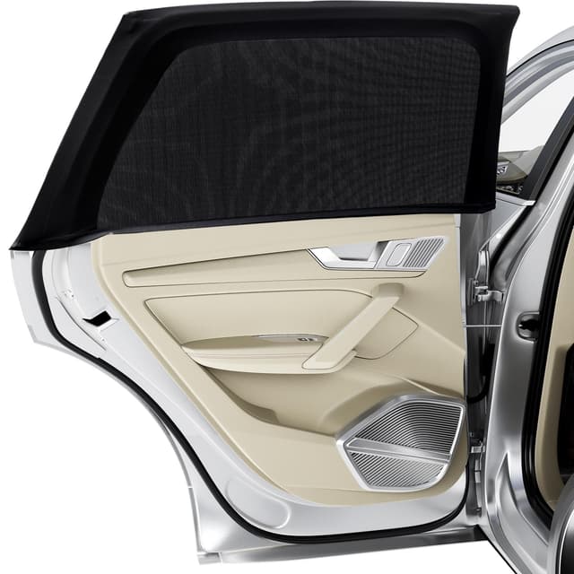 Umweltfreundliches Sonnenschutz Auto für Baby | Doppelseitiges UV-Schutz Autofenster 🌱🚗