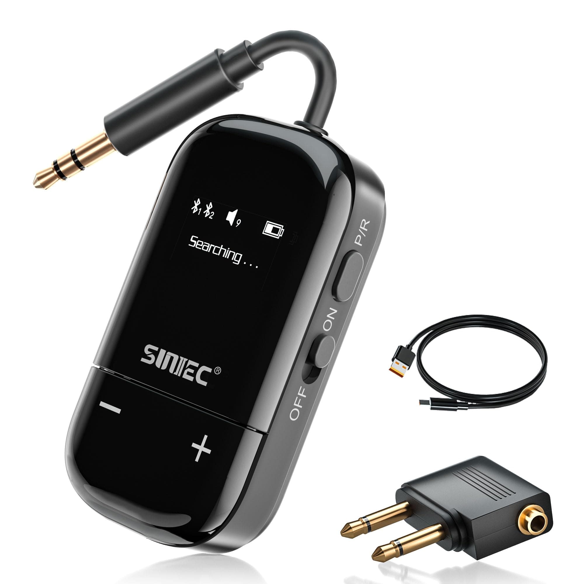 🎧 Bluetooth Adapter Flugzeug & TV, SUNITEC Bluetooth Transmitter mit Dual Link - Angebot