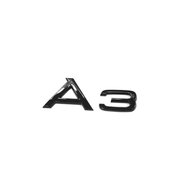 🔥 Audi 8Y0071803 Schriftzug A3 schwarz Tuning Exclusive Black Edition Emblem 🔥