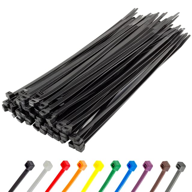 Angebot: Gocableties Kabelbinder 100 Stück Schwarz, 300 mm x 4,8 mm 🛠️
