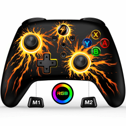 Switch Controller-Wireless Switch Pro Controller mit Cooles RGB-Aussehen