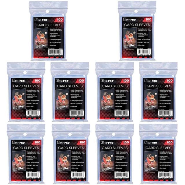 🃏🌟 Ultra Pro Standard Regular Soft 1000 Stück Penny Kartenfolien Kartenhüllen Sleeves 🃏🌟
