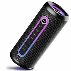 Bluetooth Lautsprecher mit Licht, Bluetooth 5.4 Musikbox, 30W Dual Lautsprecher Angebot bei HelloDeals