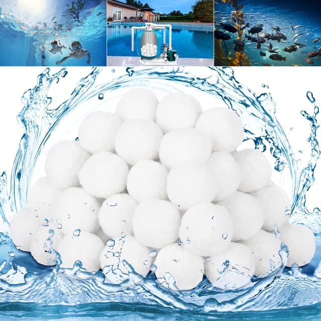 UNIDEAL Filterballs für Sandfilteranlagen - 1600g Filterbälle 🏊‍♂️