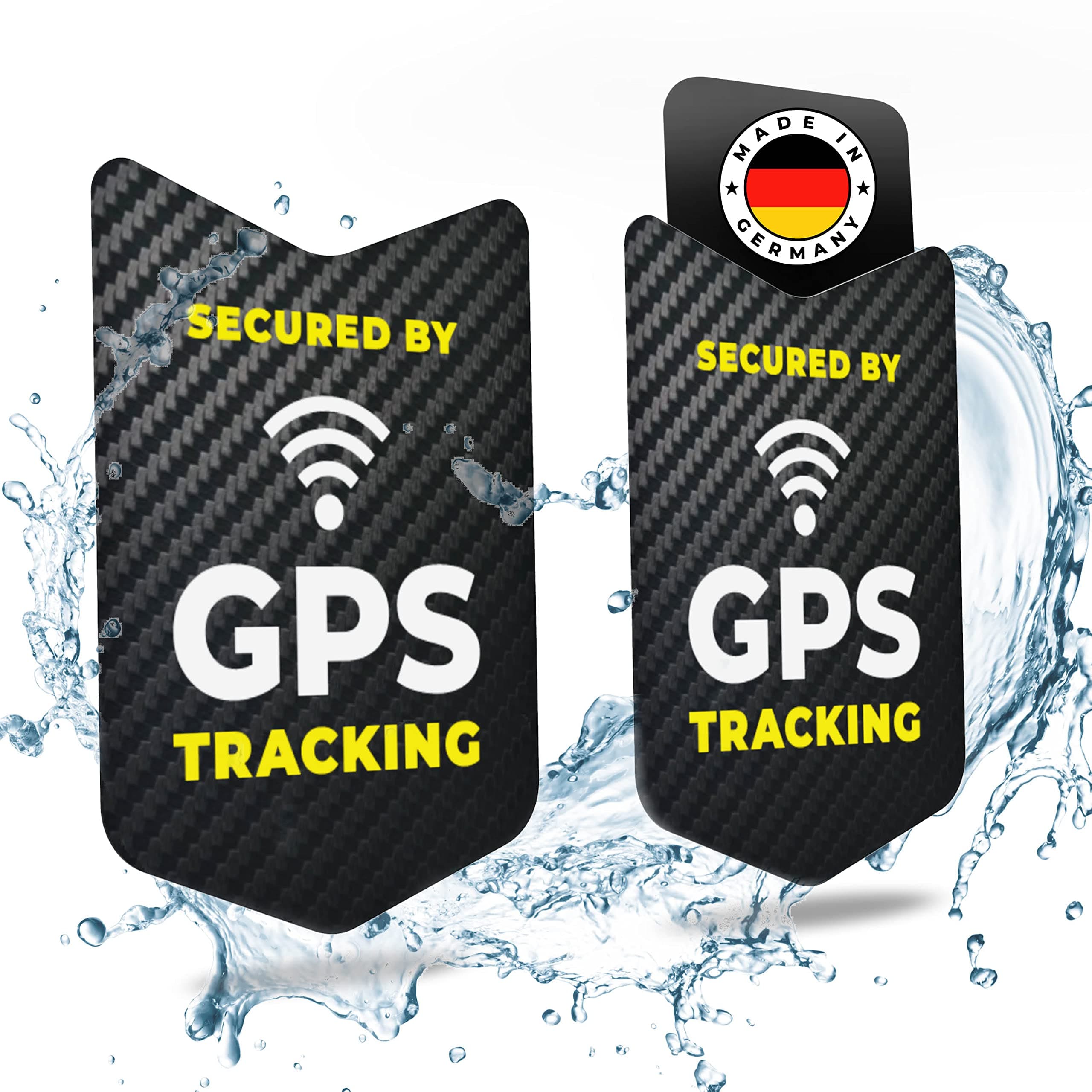 tagplus® Premium GPS Fahrrad Aufkleber [2 STK.] 🚲💥 Diebstahlschutz + Anleitung | Made in Germany