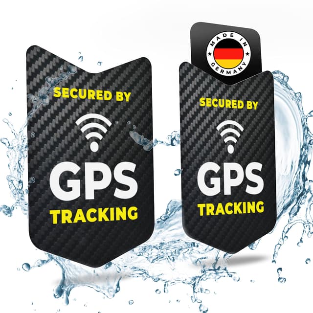 tagplus® Premium GPS Fahrrad Aufkleber [2 STK.] 🚲💥 Diebstahlschutz + Anleitung | Made in Germany
