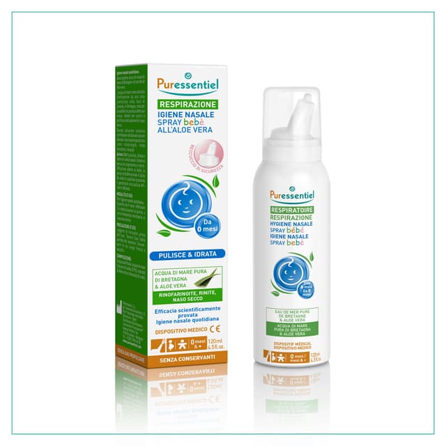 Puressentiel Atemwege - Nasenhygiene Baby Spray 🌿 Sanfte Reinigung der Nase