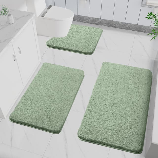 LUOJINYI 3 Stück Badematte rutschfest 🚿