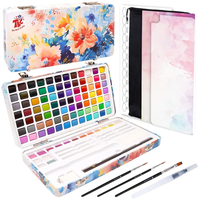 TBC Aquarellfarben Set 100 Farben 🎨