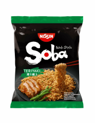 🍜 Nissin Soba Bag Teriyaki 9er Pack - Wok Style Instant-Nudeln! Angebot bei HelloDeals