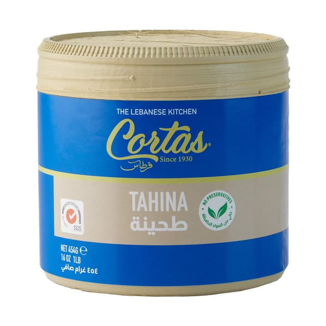Angebot: Cortas Sesampaste (Tahina), 454 g 2 Pfund (Packung mit 1) ✨🥙