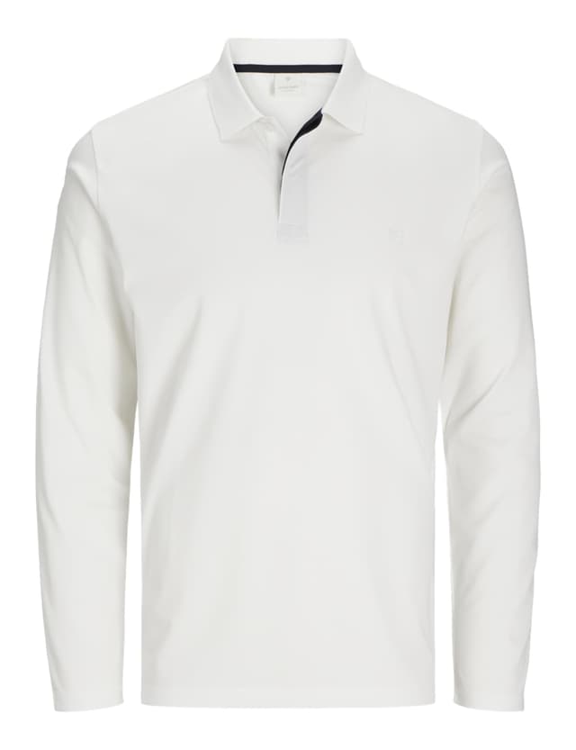 🎉 Mega Angebot! JACK & JONES Herren Jprccrodney Ls Polo Poloshirt (2er Pack) XS Cloud Dancer