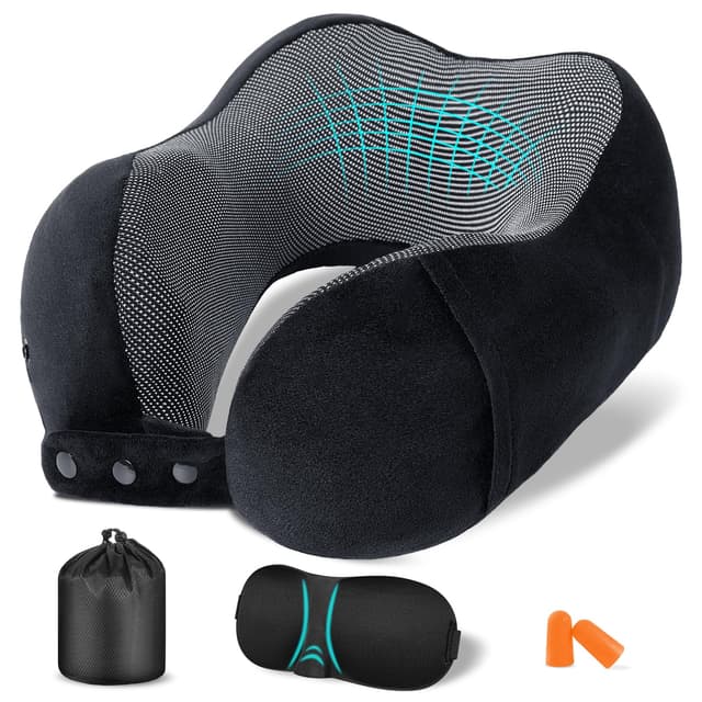Jiancrate Nackenkissen Flugzeug mit Flachrücken-Design 😴
