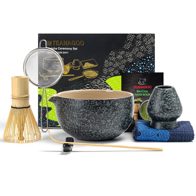 TEANAGOO Matcha Set | Matcha Tee Set | Matcha Schale | Matcha Zubehör Set
