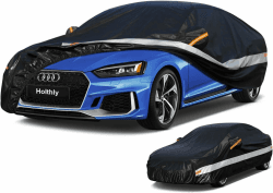 Holthly 10 Schichten Autoabdeckung 100% Wasserdicht Vollgarage Abdeckplane Auto Garage Staubdicht Wasserdicht Autohülle Autoplane Winter & Sommer Angebot bei HelloDeals