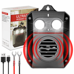 MEKEET Marderabwehr-Frei Mobil Marderschreck Auto mit Blitzlicht 🚗🔦 | 12V autobatterie & AA-Batterie & USB Angebot bei HelloDeals