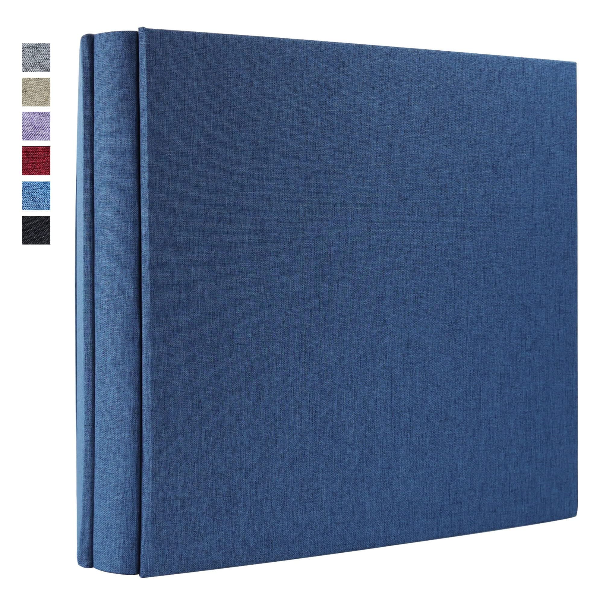 📸 Vienrose Einsteck-Fotoalbum 10x15 Fotobuch | Groß Kapazität | 600 Schwarze Seiten | Blau 💙