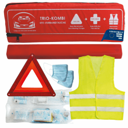 🚗🔧 VZL KFZ Auto Zubehör Kombitasche Verbandskasten Auto 2025 - TÜV geprüft! Angebot bei HelloDeals