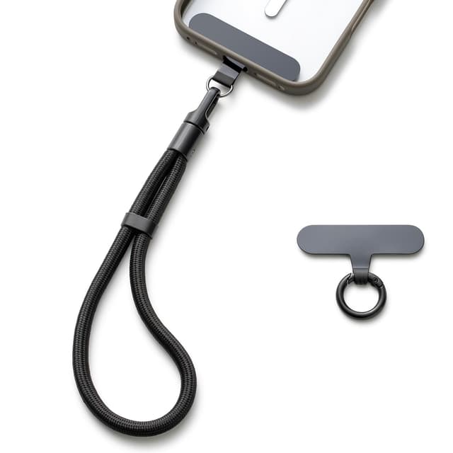 MORSUNBELA Handykette Schwarz - Tragbares Accessoire 📱🔑