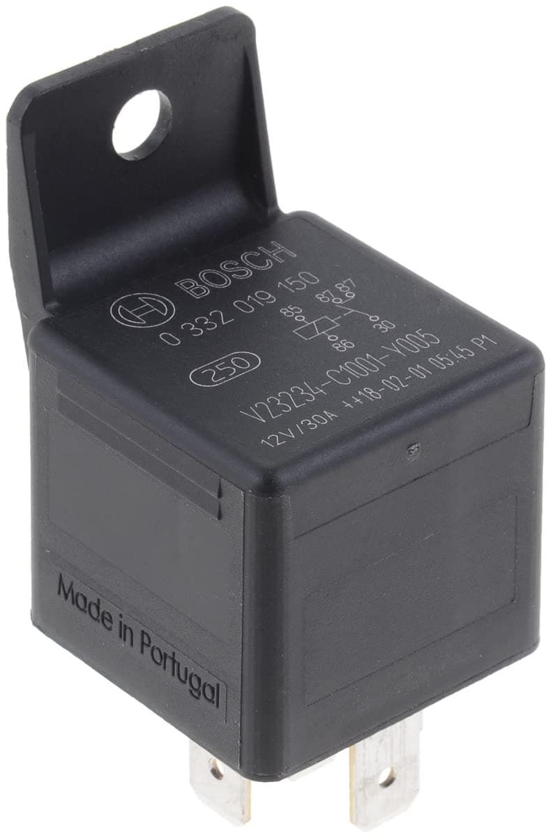 🔧🔌 Bosch 0332019150 Mini-Relais 12V 30A, IP5K4 - Betriebstemperatur von -40° bis 100°