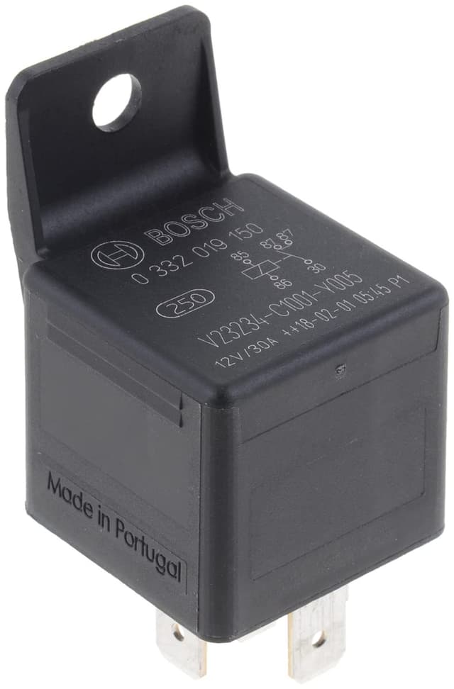 🔧🔌 Bosch 0332019150 Mini-Relais 12V 30A, IP5K4 - Betriebstemperatur von -40° bis 100°