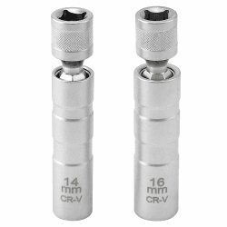 🔧🚗 JEEJINYAN 2 Stück Zündkerzenschlüssel Set - Universales Demontagewerkzeug 🚗🔧 Angebot bei HelloDeals